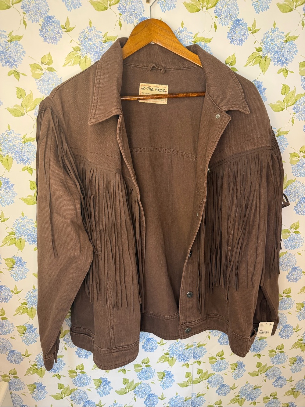 NWT FREE PEOPLE Fringe Jacket XL